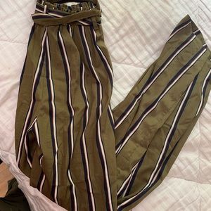 Striped Wide-leg pants | Forever 21